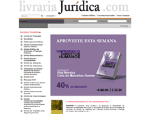 Tablet Screenshot of livrariajuridica.com